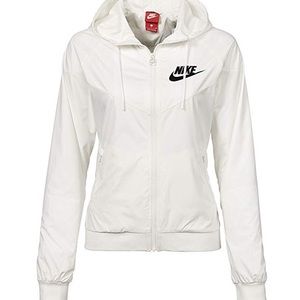 White Nike Windbreaker